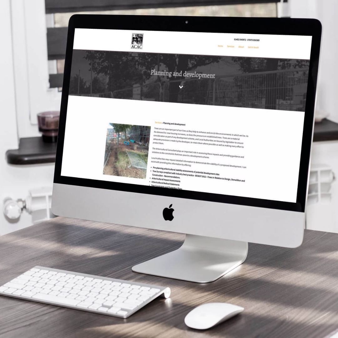 Cunningham Trees website design
