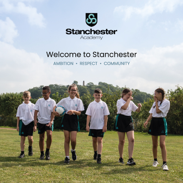 Stanchester Academy prospectus design front cover