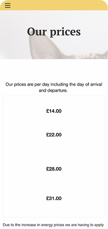The Scratching Post our prices on mobile